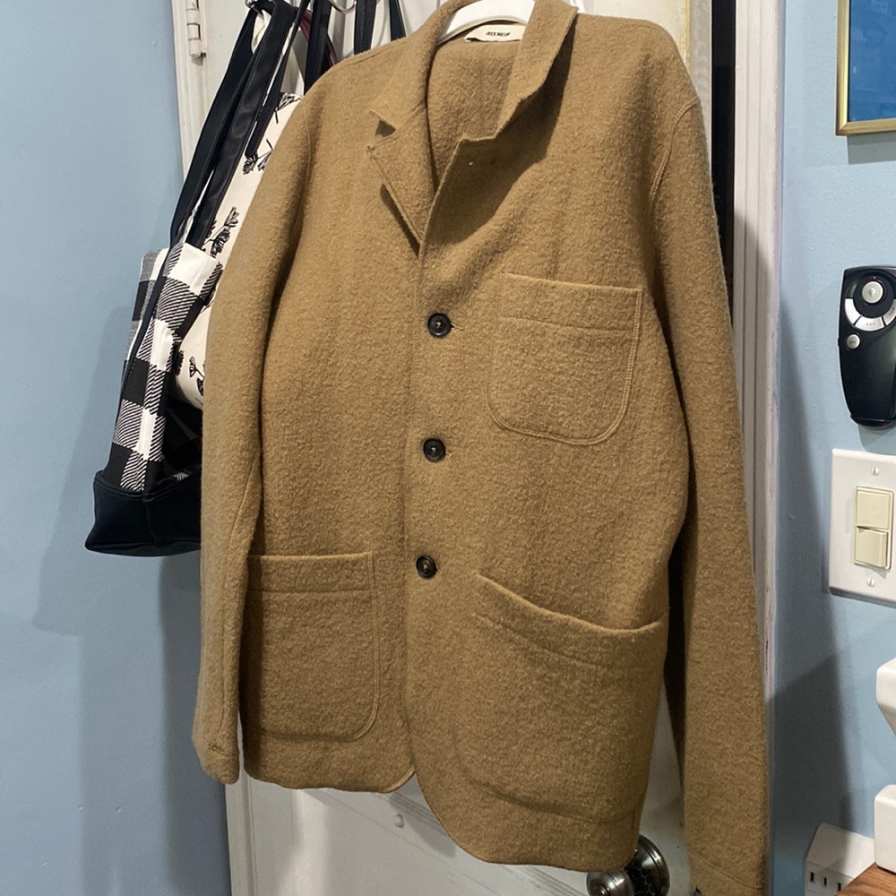 Buck Mason Chore Coat Camel Size Small